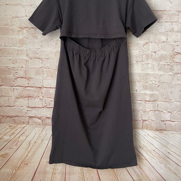 CRAYON SHINCHAN Show Amiu Gray T-shirt Dress Size Large L Anime - Picture 5 of 5